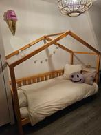 Bedhuisje kinderbed, Kinderen en Baby's, Kinderkamer | Bedden, Ophalen, 85 tot 100 cm, Zo goed als nieuw, Lattenbodem