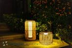 Tuinlamp Fleur en Milou, Wicker, Oplaadbaar, zonnepaneel, Ophalen of Verzenden, Overige materialen, Overige typen
