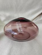 Scandinavische Paars roze glazen stolp / vaas, Ophalen, Overige kleuren, Minder dan 50 cm, Glas