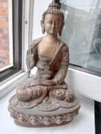 Antieke Thaise bronzen Boeddhabeeld, Antiek en Kunst, Kunst | Beelden en Houtsnijwerken, Ophalen of Verzenden