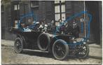 Oldtimer auto pioniertijd huisnummer fotokaart, Ophalen of Verzenden, Voor 1920, Ongelopen, Voertuig