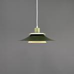 Groene lamp, Scandinavisch design, Deense hanglamp, Ophalen of Verzenden, Zo goed als nieuw, 75 cm of meer, Metaal