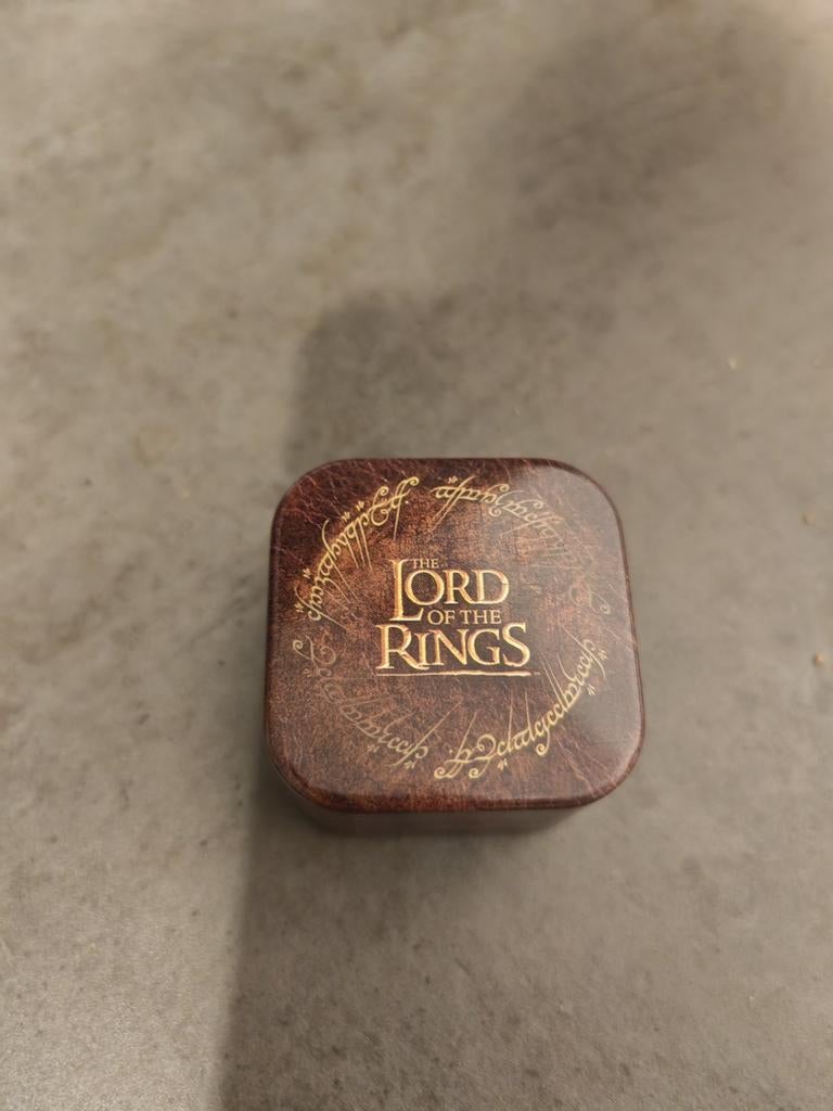 Lord of the Rings Wolfraam ring, Ophalen of Verzenden, Zo goed als nieuw, Sieraad
