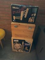 Kapla bblocks 1500 plankjes en knikkerbaan, Kinderen en Baby's, Speelgoed | Houten speelgoed, Gebruikt, Ophalen of Verzenden