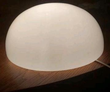 Vintage gispen opaline glas plafonnière plafondlamp 