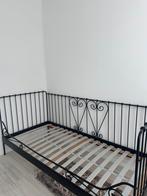 Meldal ikea bed, Ophalen, 90 cm, Eenpersoons, Wit