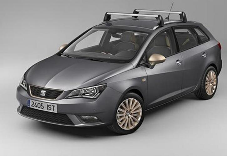 Seat Ibiza ST Dakdragers - Auto met Rails, Auto diversen, Dakdragers, Gebruikt, Ophalen of Verzenden
