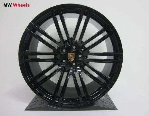 Porsche 21 inch Origineel velgen Macan Turbo HG zwart, Auto-onderdelen, Banden en Velgen, Velg(en), 21 inch, Gebruikt, Ophalen of Verzenden