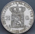 Erg mooie rijksdaalder 1870 - 2 1/2 gulden 1870 - Willem 3, Koning Willem III, Verzenden, Zilver, Losse munt