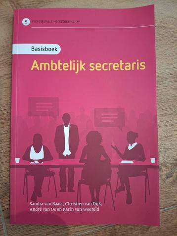 Ambtelijk secretaris - Basisboek beschikbaar voor biedingen