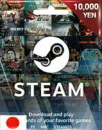 Steam giftcard cadeaukaart ¥10.000 yen, Tickets en Kaartjes, Kortingen en Cadeaubonnen, Eén persoon, Cadeaubon, Overige typen