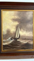 Schilderij van hc.Hokken, Antiek en Kunst, Kunst | Schilderijen | Klassiek, Ophalen of Verzenden
