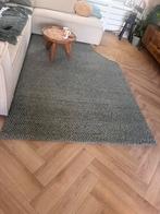 Wollen vloerkleed grijs/groen/blauw, Ophalen, Gebruikt, 200 cm of meer, Grijs