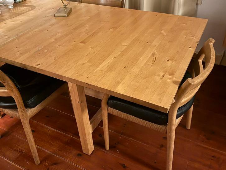 Eetkamertafel Ikea Norden, Huis en Inrichting, Tafels | Eettafels, Gebruikt, 100 tot 150 cm, 200 cm of meer, Vijf personen of meer