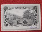Art Nouveau kaart Den Haag, Spui, brug, Volk, 1903, Ophalen of Verzenden, Voor 1920, Gelopen, Zuid-Holland