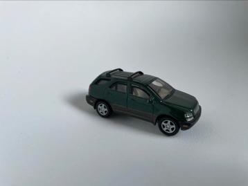 model Lexus RX300, donker groen, ca 1/72 Hongwell Cararama beschikbaar voor biedingen