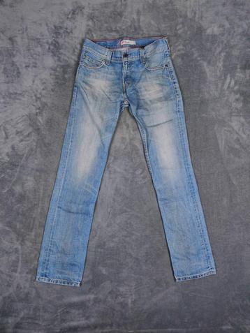 Levis 511 Spijker Broek W33 L34 Blauw Jeans Slim Fit beschikbaar voor biedingen