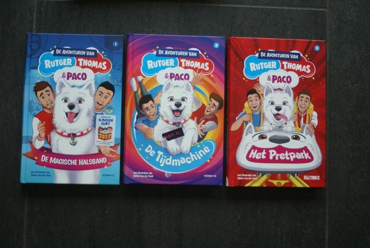 De avonturen van Rutger, Thomas & Paco..... Deel 1 - 2, Boeken, Kinderboeken | Jeugd | 10 tot 12 jaar, Zo goed als nieuw, Ophalen of Verzenden