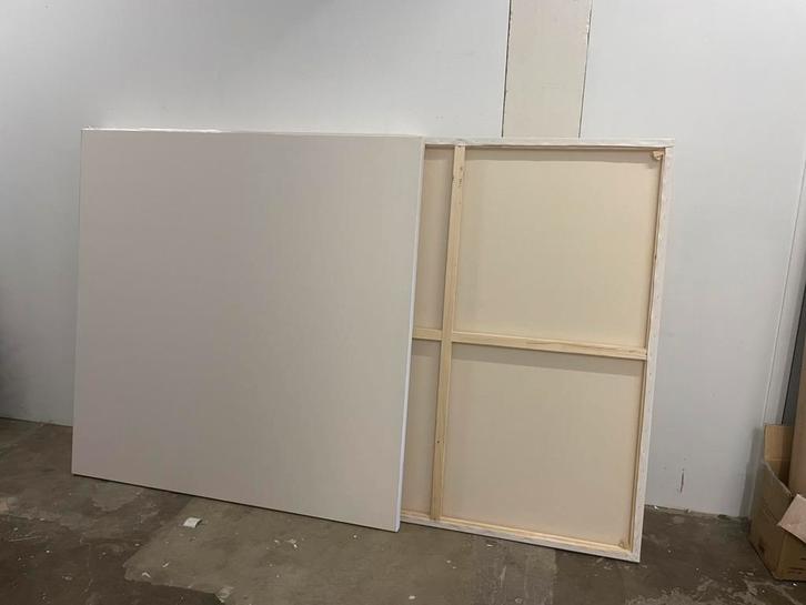 Handbespannen Schildersdoeken extra- 100x100cm,3D, Hobby en Vrije tijd, Schilderen, Nieuw, Doek, Ophalen of Verzenden