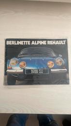 Alpine-Renault A110 Berlinette folder SX, Boeken, Ophalen of Verzenden, Zo goed als nieuw, Renault