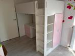 Hoogslaper met Bureau en Kast - IKEA Stuva, Kinderen en Baby's, Ophalen, Gebruikt, Halfhoogslaper