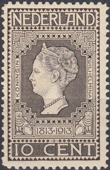 Nederland- 1913- 100 Jaar Onafhankelijkheid- Jubileum- nr 93 beschikbaar voor biedingen