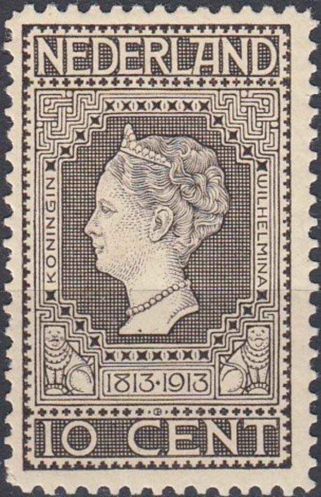 Nederland- 1913- 100 Jaar Onafhankelijkheid- Jubileum- nr 93, Postzegels en Munten, Postzegels | Nederland, Postfris, T/m 1940
