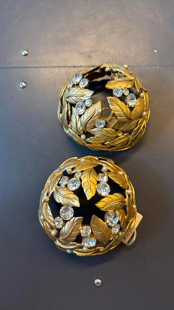 Scherrer Paris Gold. 2 Sier ornamenten beschikbaar voor biedingen
