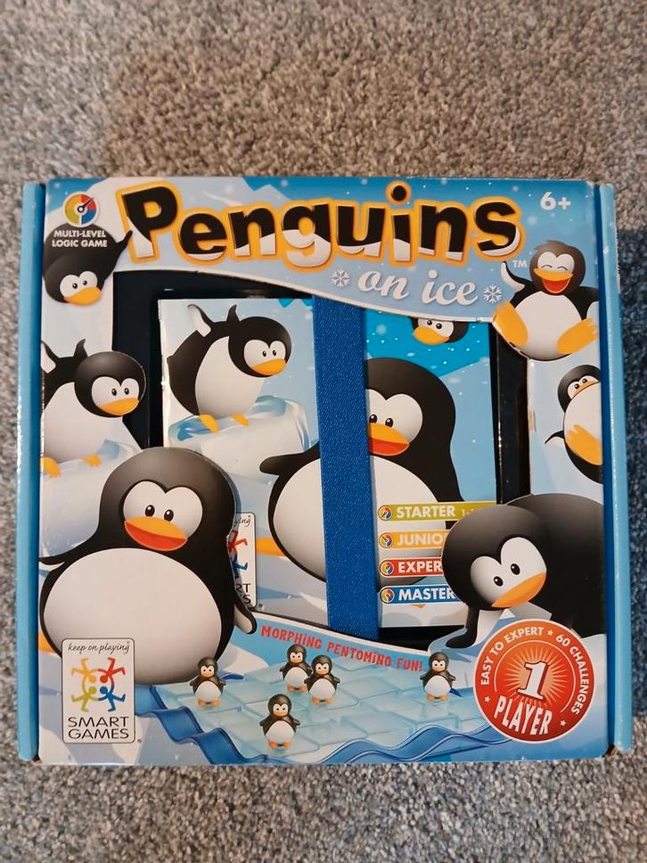 Pinguïns on Ice - SmartGames Logisch Puzzelspel, Hobby en Vrije tijd, Gezelschapsspellen | Bordspellen, Zo goed als nieuw, Een of twee spelers