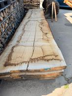 Xxl eiken boomstambladen 4mx95x8cm