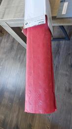 Damast tafelpapier rood 48 m x 1.2 m, Ophalen, Zo goed als nieuw, Rood, Tapijttegels