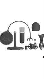 Gaming Microfoon - Topkwaliteit voor Streamers & Gamers, Ophalen of Verzenden, Zo goed als nieuw, Studiomicrofoon, Draadloos