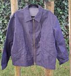 Vintage werk jas jeans spijker met rits zgan, Ophalen of Verzenden