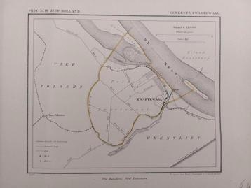 210 / Litho uit 1867 door j. Kuyper van Zwartewaal ZH beschikbaar voor biedingen