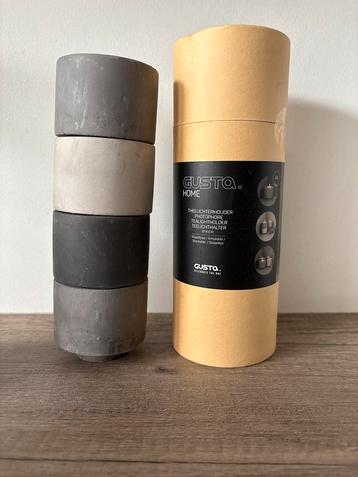 Gusta Home Theelichthouder Beton - 4 stuks beschikbaar voor biedingen