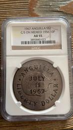 Ngc anguila dollar zeer speciaal zilver, Postzegels en Munten, Munten | Amerika, Ophalen of Verzenden, Noord-Amerika, Zilver
