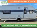 Hobby PRESTIGE 560 FC DAK AIRCO + MOVER + BADKAMER + LUIFEL, Rondzit, Hobby, 7 tot 8 meter, Bedrijf
