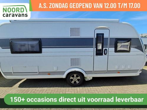 Hobby PRESTIGE 560 FC DAK AIRCO + MOVER + BADKAMER + LUIFEL, Caravans en Kamperen, Caravans, Bedrijf, tot en met 4, 1500 - 2000 kg