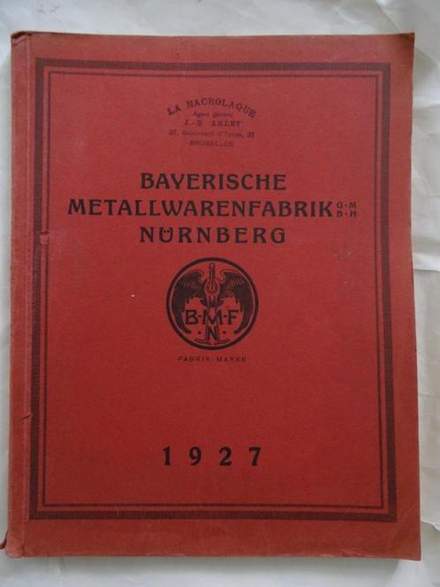 Zeldzame catalogus Bayerische Metallwarenfabriek BMF 1927, Antiek en Kunst, Curiosa en Brocante, Ophalen