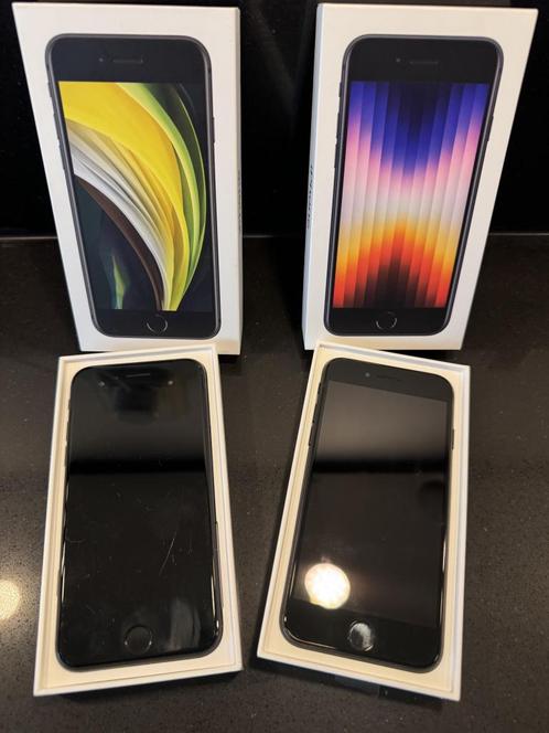 A2275,  iPhone SE 2020, 64/128GB, Zwart, Telecommunicatie, Mobiele telefoons | Apple iPhone, Gebruikt, 128 GB, Zonder abonnement