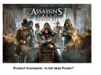 poster assassins creed syndicate 91x61cm geseald deurposter, Rechthoekig Liggend, Ophalen of Verzenden, Zo goed als nieuw, Deurposter of groter