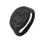 Bodemvondst Renaissance Heraldische zegel ring Franse adel, Antiek en Kunst, Antiek | Koper en Brons, Verzenden, Brons