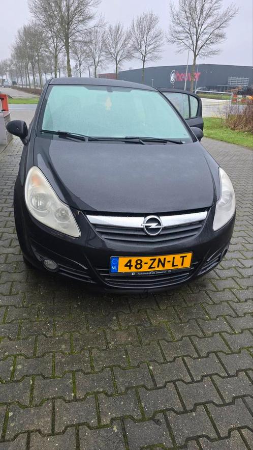 Opel Corsa 1.4 16V 5D 2008 Zwart, Auto's, Opel, Particulier, Corsa, Benzine, B, Hatchback, Handgeschakeld, Origineel Nederlands