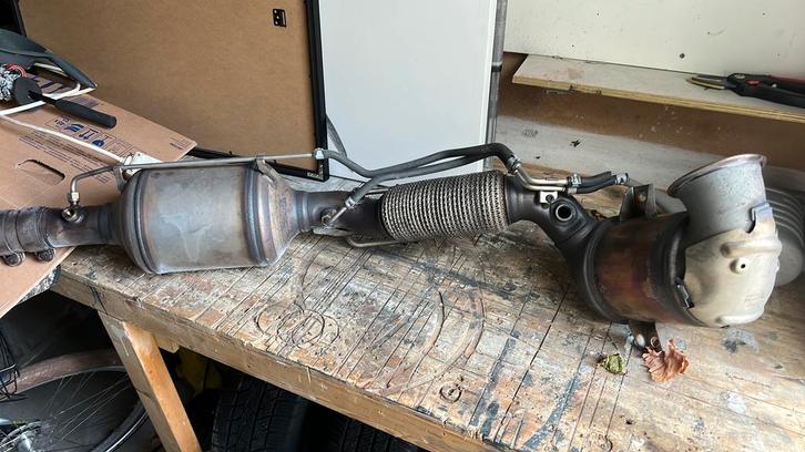 Downpipe met katalysator Volkswagen Polo GTI 2019, Auto-onderdelen, Uitlaatsystemen, Volkswagen, Gebruikt, Ophalen