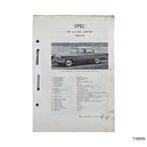 Kluwer | Opel Kapitan 2,6 Liter | 1960-1961 | NL, Ophalen of Verzenden