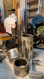 Kachelpijp dubbelwandig 250 mm, Ophalen of Verzenden, Gebruikt