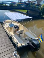 Consoleboot met 25pk Mercury - Inclusief trailer, Watersport en Boten, Ophalen, 10 tot 30 pk, Gebruikt, 3 tot 6 meter
