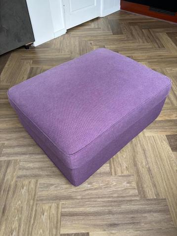 Paarse poef Ikea Kivik - afbeelding 1