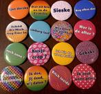 button elke soort mogelijk 58mm 1,- pst NIEUW, Ophalen of Verzenden, Nieuw, Overige onderwerpen, Button