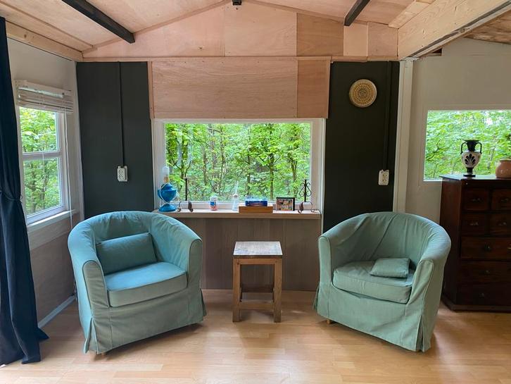 2 mooie fauteuills, Huis en Inrichting, Fauteuils, Zo goed als nieuw, 50 tot 75 cm, Ophalen